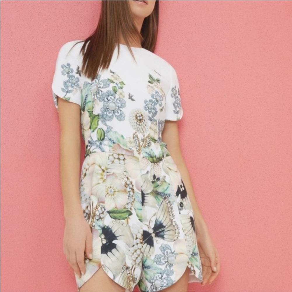 Ted Baker Gilliay Gem Garden Floral Romper
